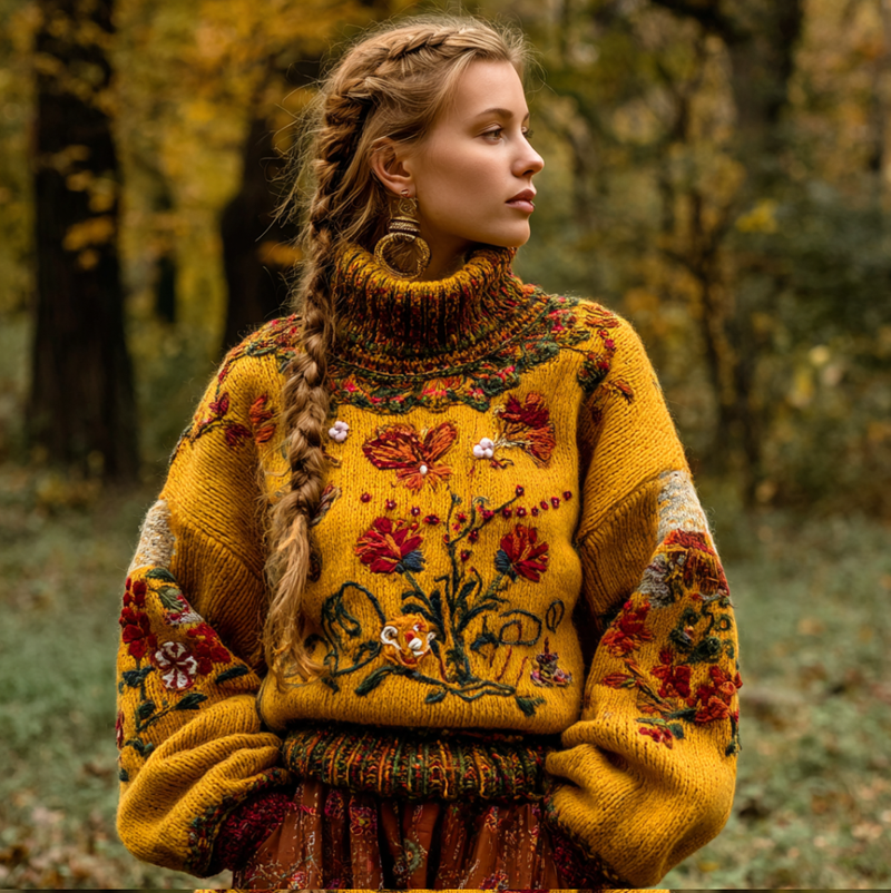 Zeitloser Vintage-Stil-Pullover