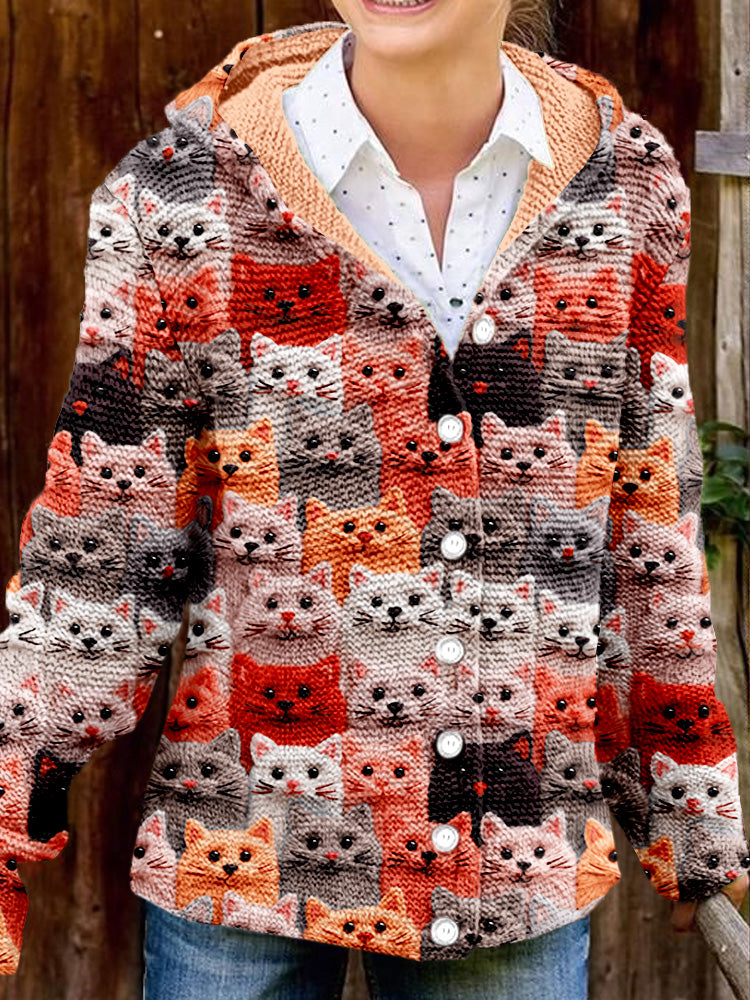 Anmutig gestaltete Strickjacke