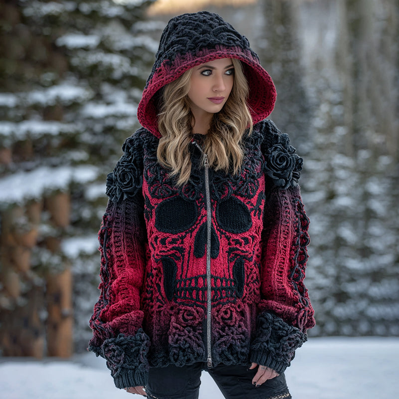 Elegant gestaltete Strickjacke