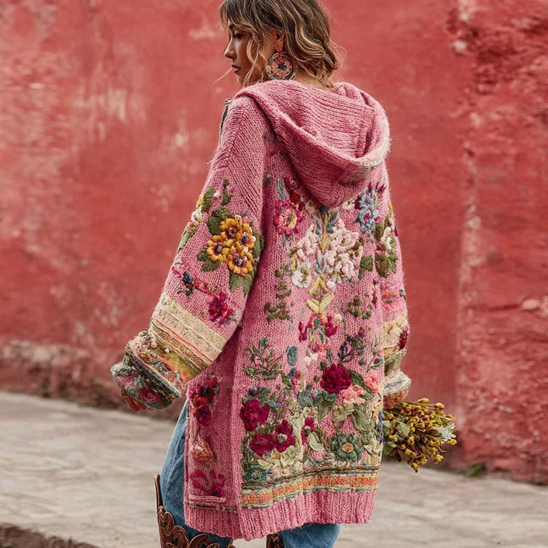 Zeitlose Vintage-Stil-Strickjacke