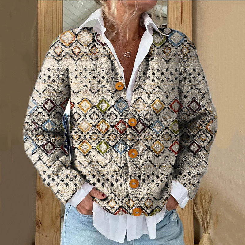 Vintage inspirierte Strickjacke