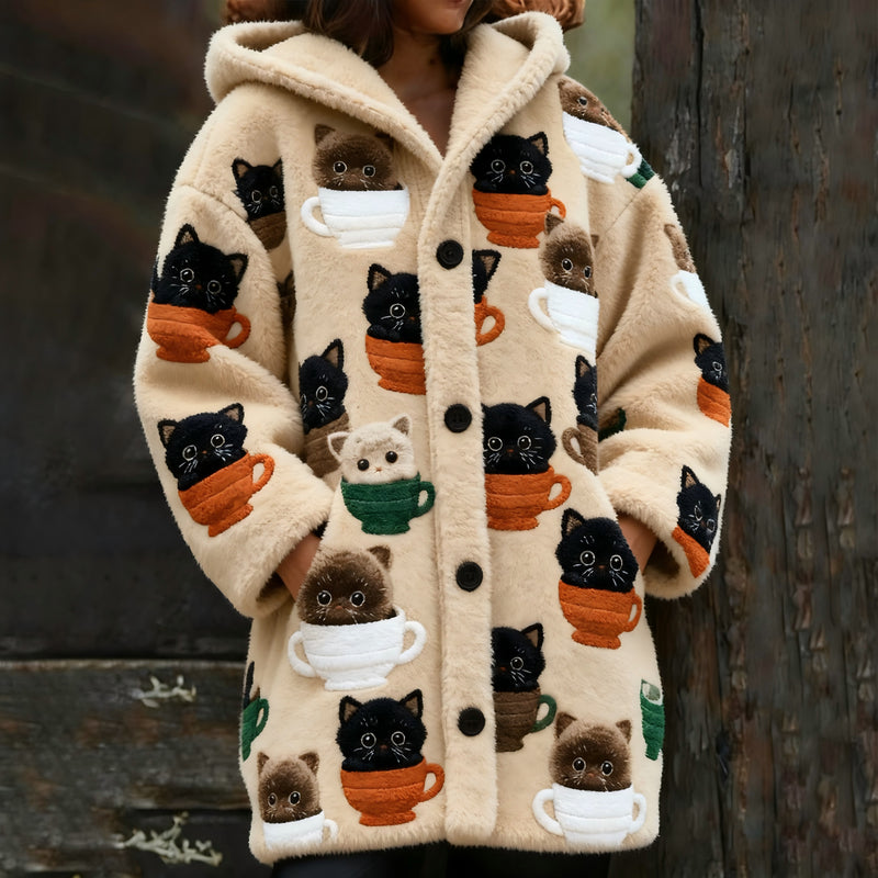 Klassisch gestaltete Strickjacke