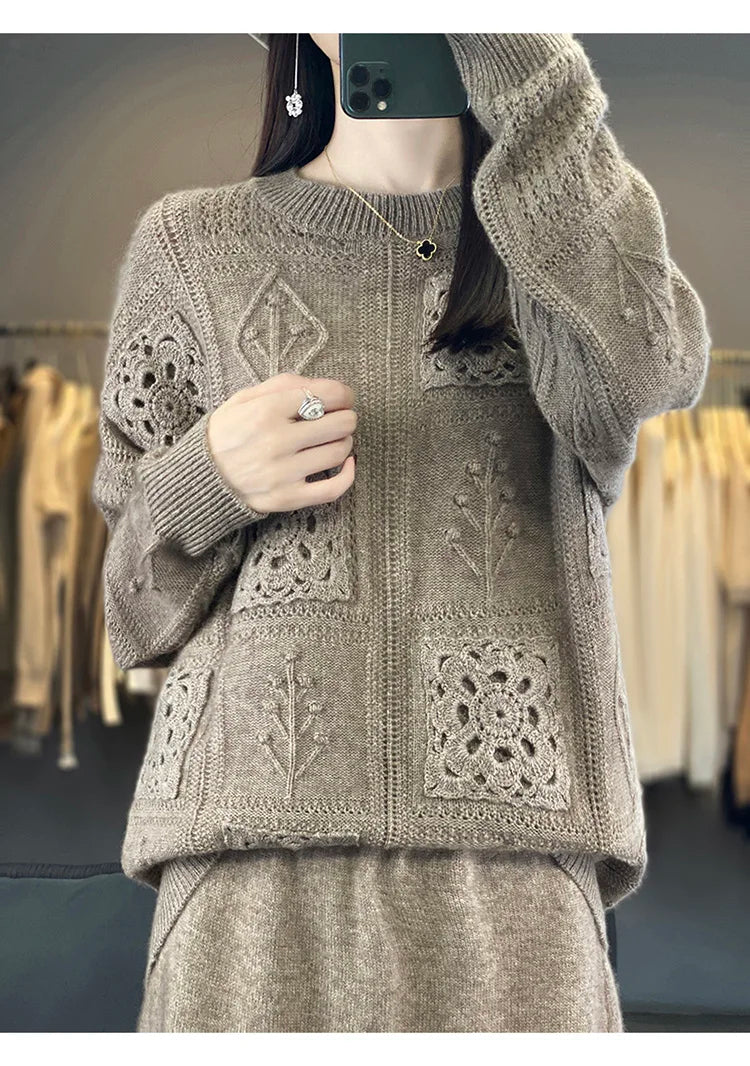 Zeitloser Vintage-Stil Pullover