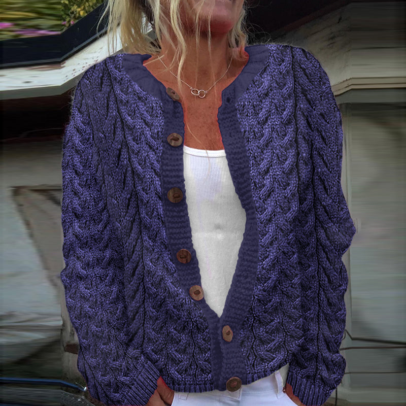 Elegant gestaltete Strickjacke
