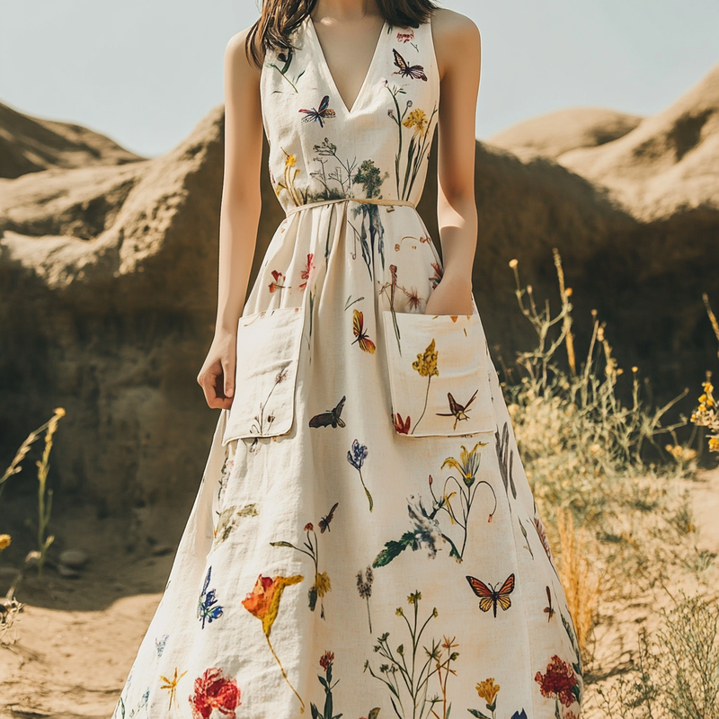 Anmutig gestaltete Kleid