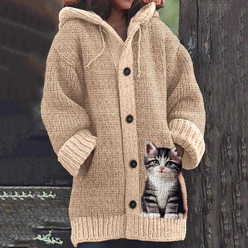 Wunderschön gefertigte Strickjacke