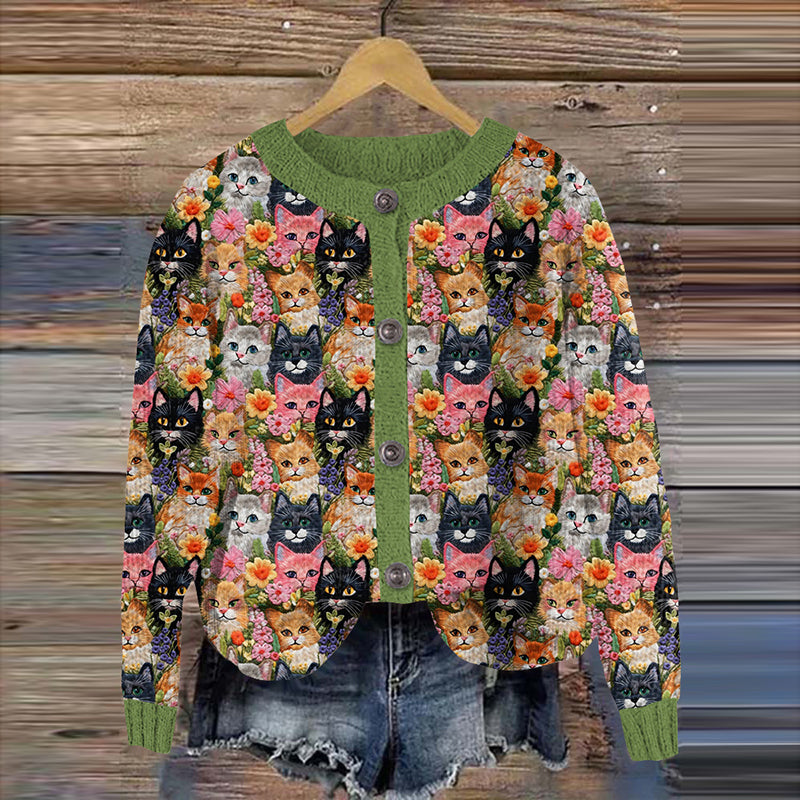 Vintage inspirierte Strickjacke