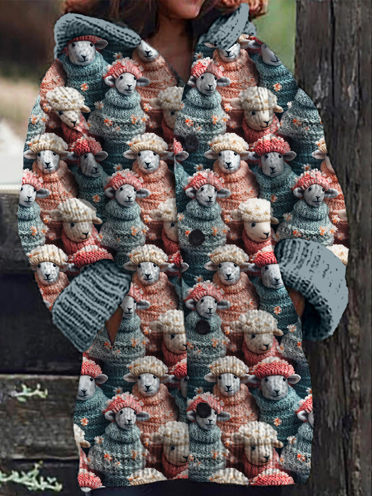 Klassisch gestaltete Strickjacke