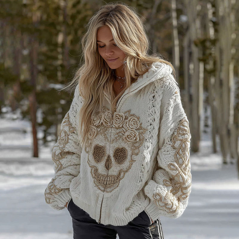 Vintage inspirierte Strickjacke