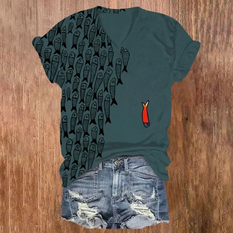 Elegant gestaltete T-Shirt