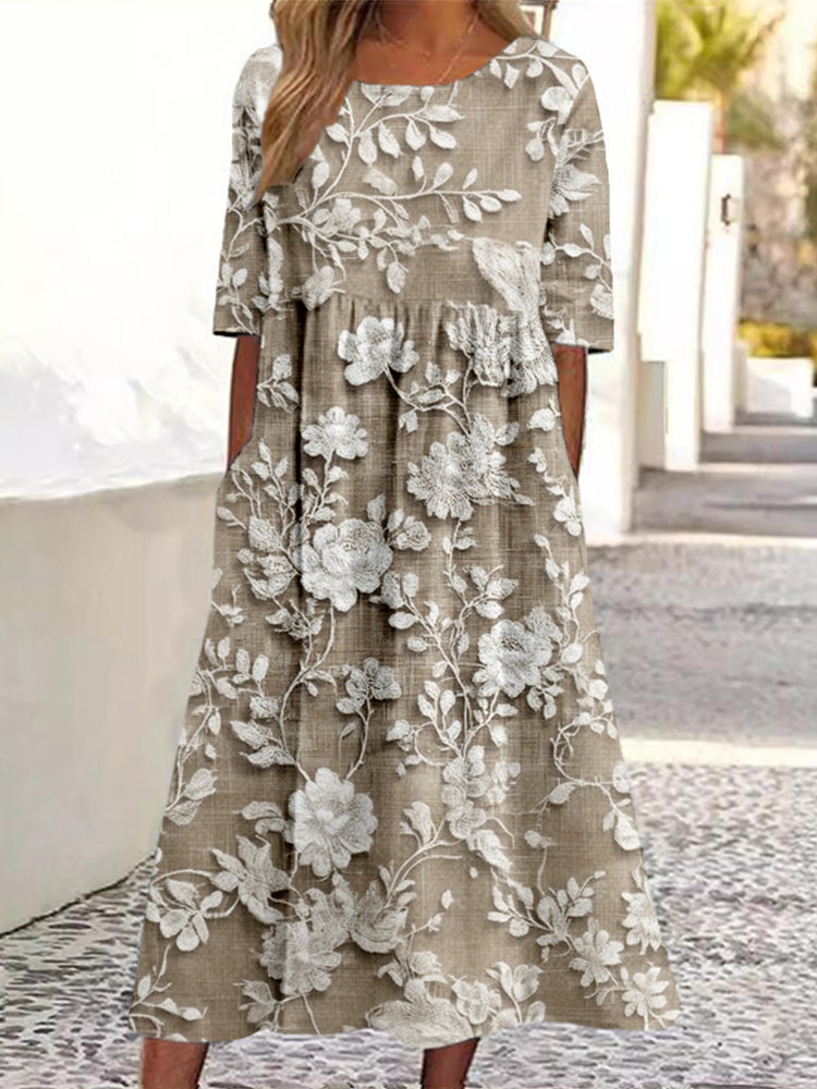 Zeitloser Vintage-Stil Kleid