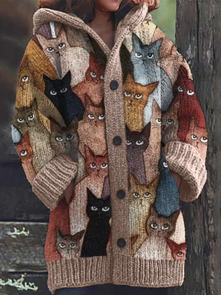 Wunderschön gefertigte Strickjacke