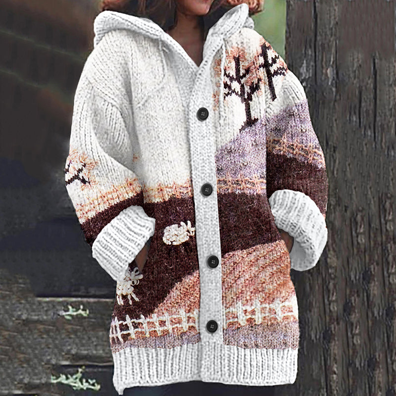 Vintage inspirierte Strickjacke