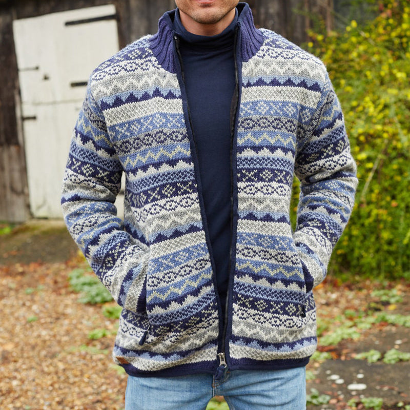 Zeitloser Vintage-Stil Strickjacke
