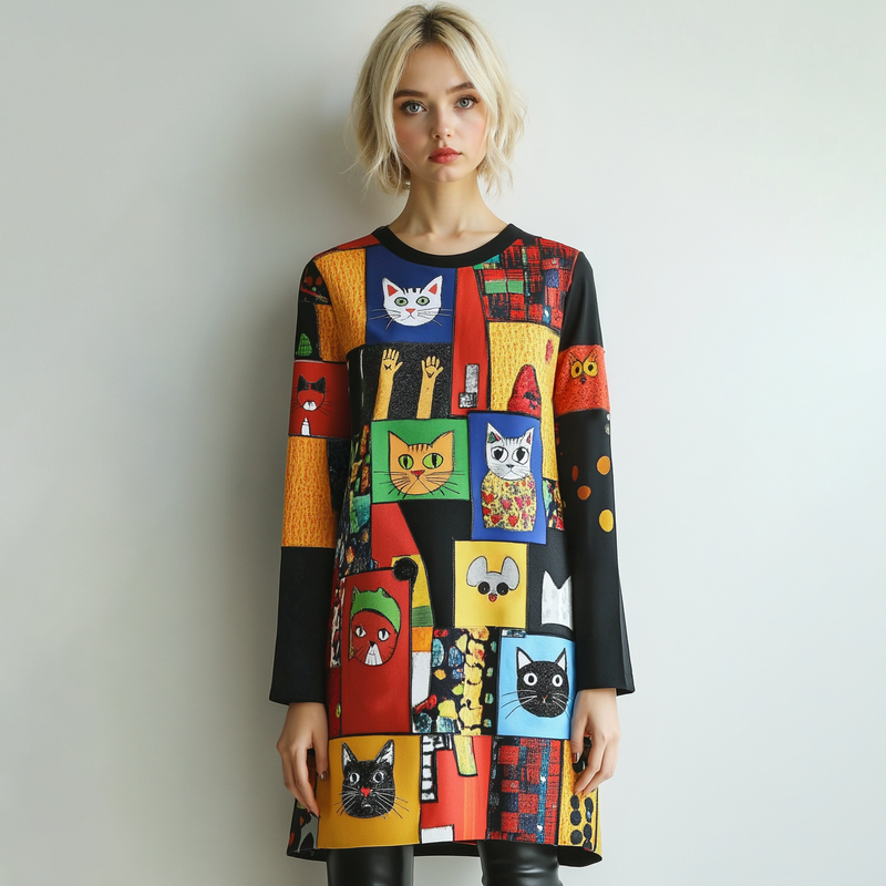 Durchdacht gestaltete Kleid