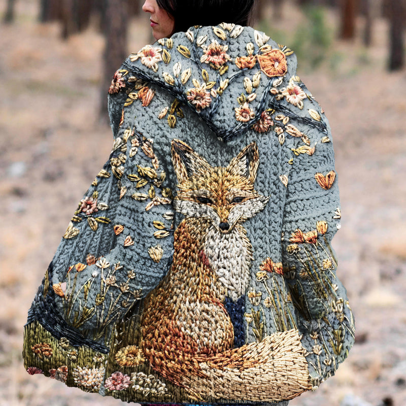 Elegant gestaltete Strickjacke