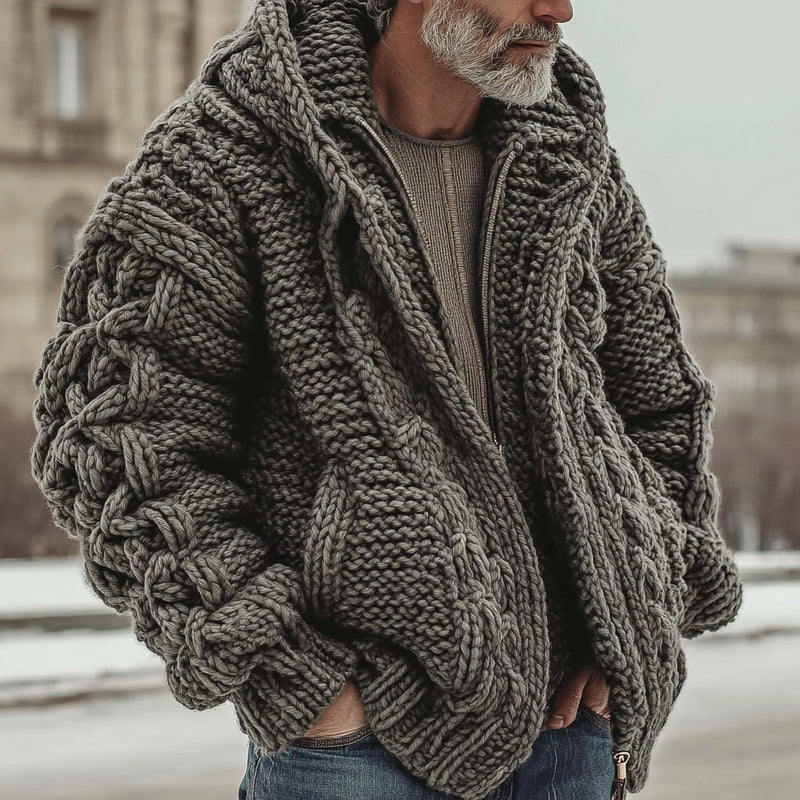 Anmutig gestaltete Strickjacke