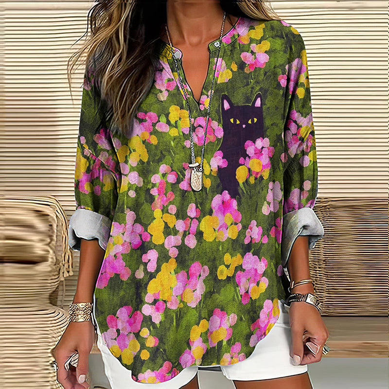 Vintage inspirierte Bluse