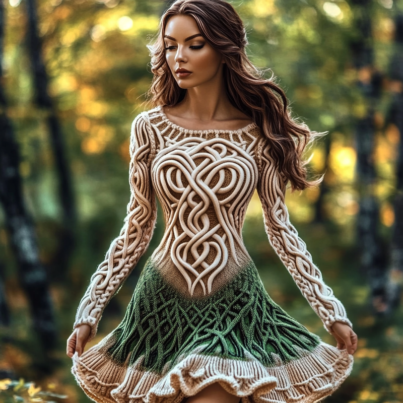 Klassische Vintage Kleid