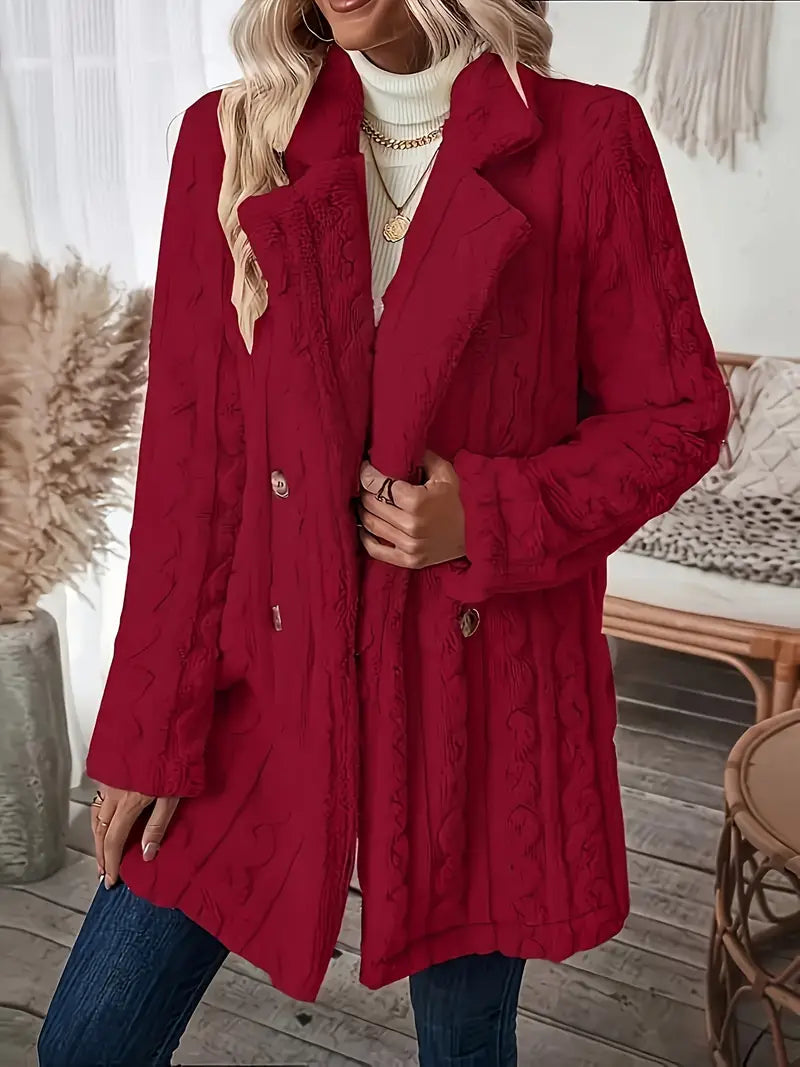 MW | Weiche, einfarbige, langärmelige Thermojacke