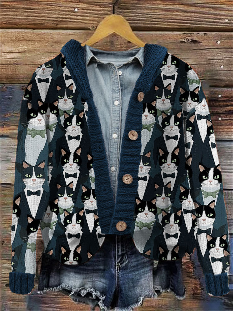 Wunderschön gefertigte Strickjacke