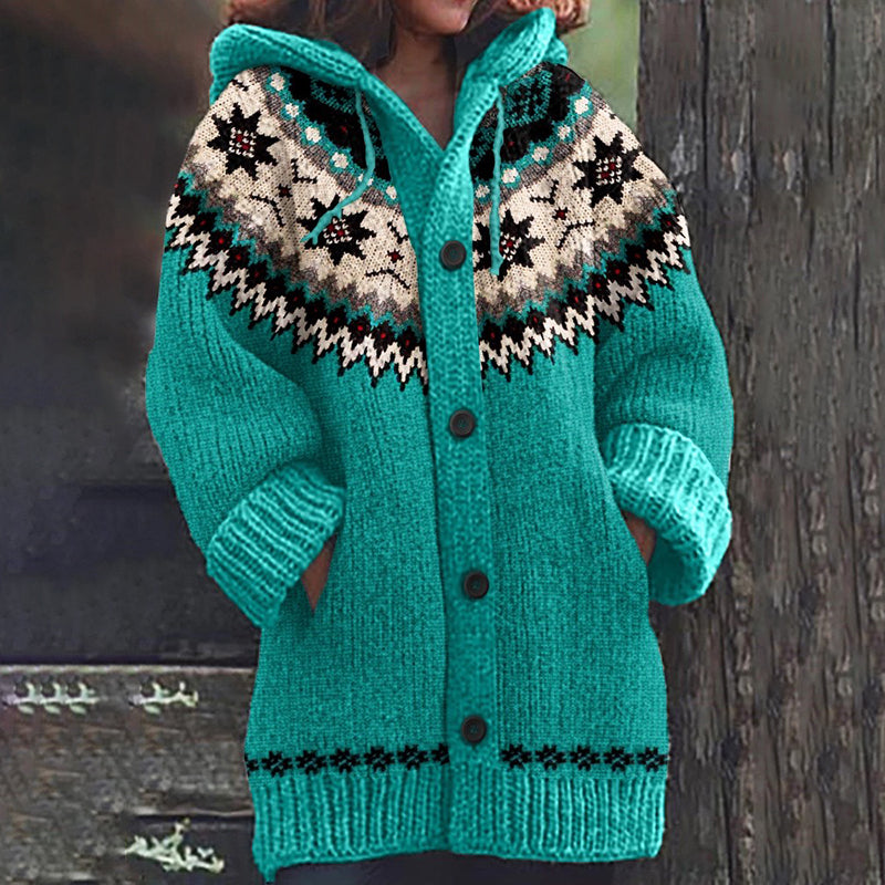 Anmutig gestaltete Strickjacke