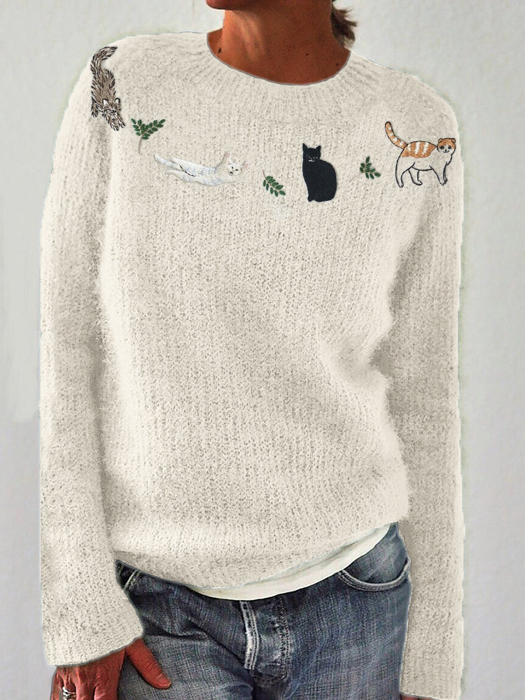 Zeitloser Vintage-Stil Pullover