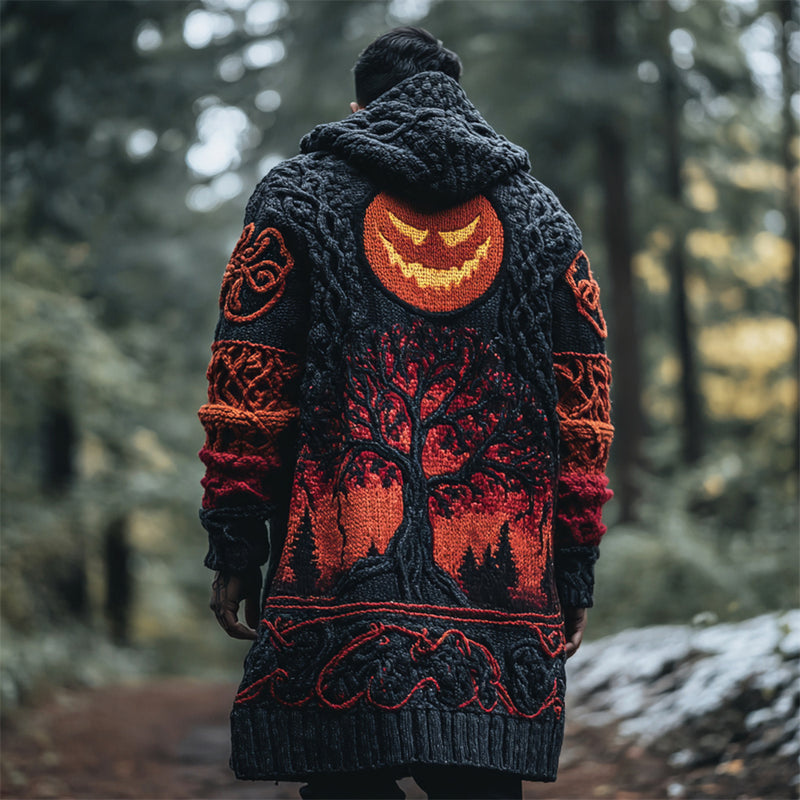 Durchdacht gestaltete Strickjacke