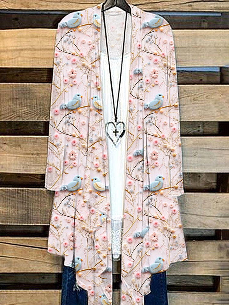 Anmutig gestaltete Strickjacke