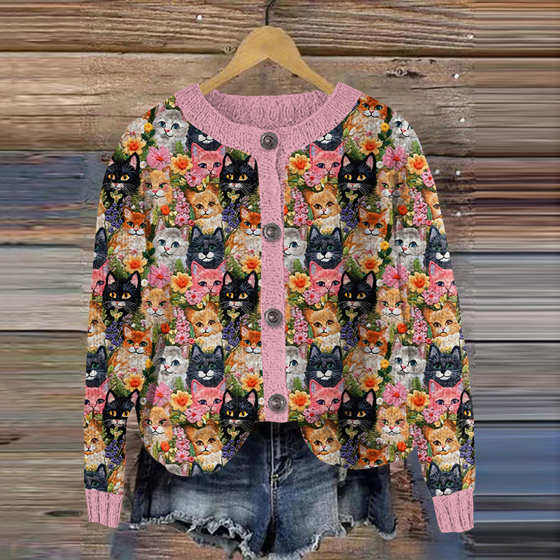 Vintage inspirierte Strickjacke
