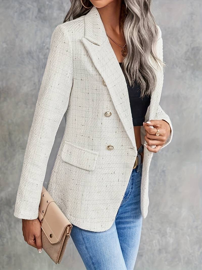 MW | langärmeliger Blazer mit Reverskragen