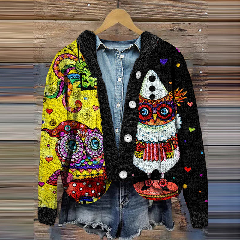 Klassische Vintage Strickjacke