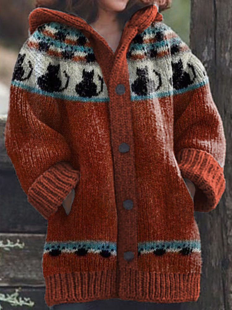 Vintage inspirierte Strickjacke