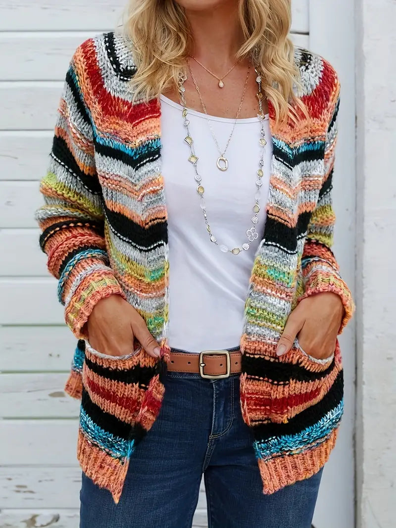 MW | Strickjacke mit offener Vorderseite
