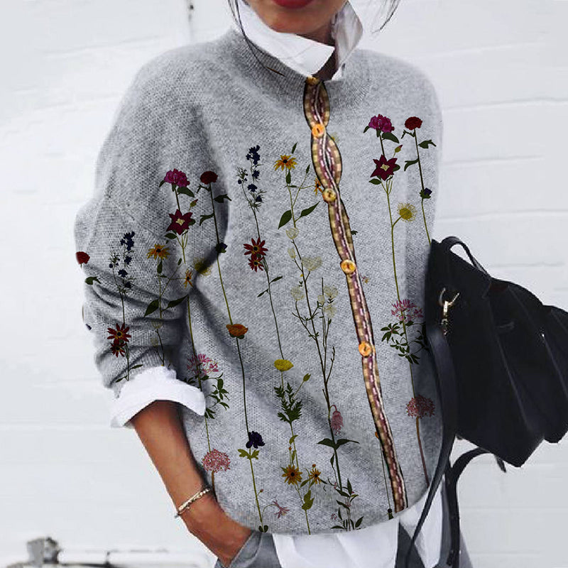 Anmutig gestaltete Strickjacke