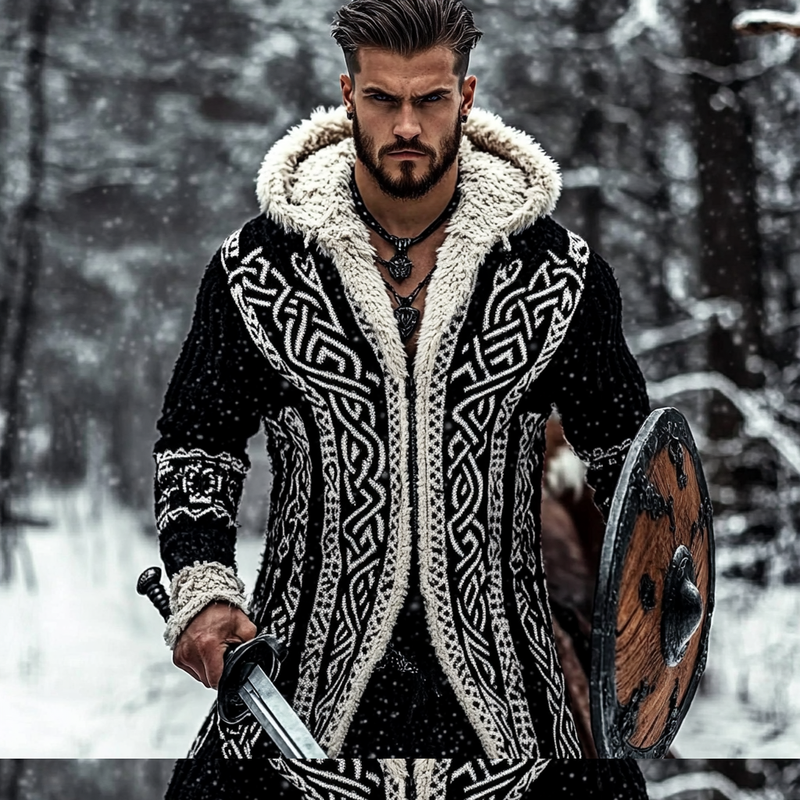Durchdacht gestaltete Strickjacke