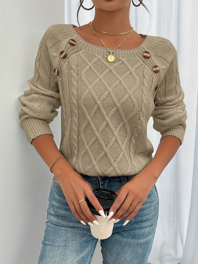 Klassisch designter Pullover