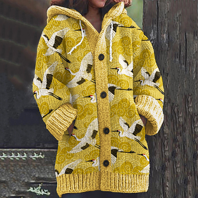 Klassisch gestaltete Strickjacke