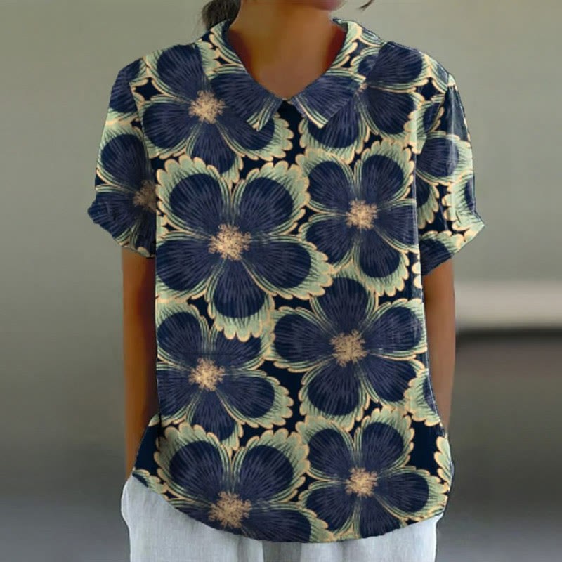 Zeitloser Vintage-Stil Bluse