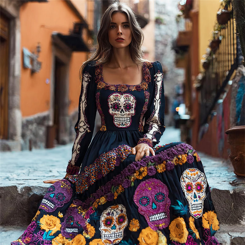 Klassisch gestaltete Kleid