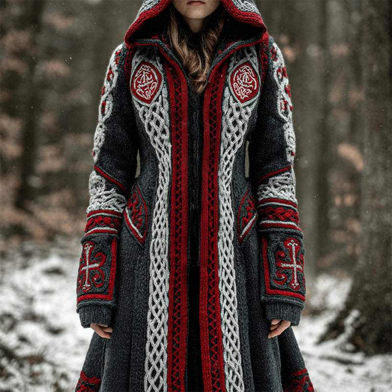 Durchdacht gestaltete Strickjacke