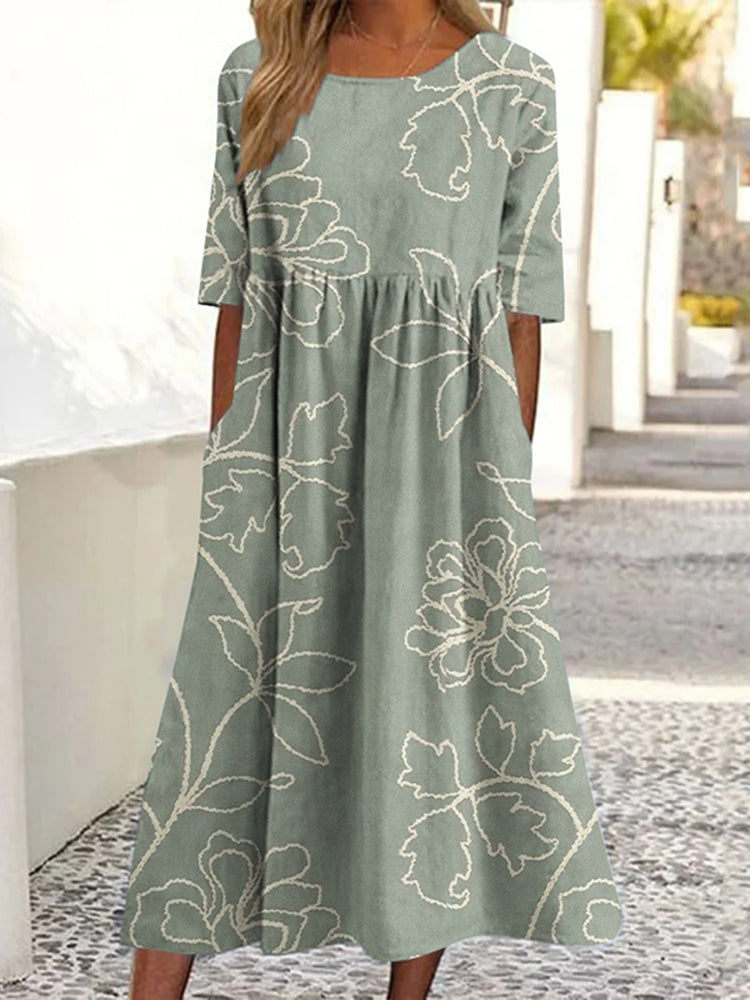 Klassische Vintage Kleid