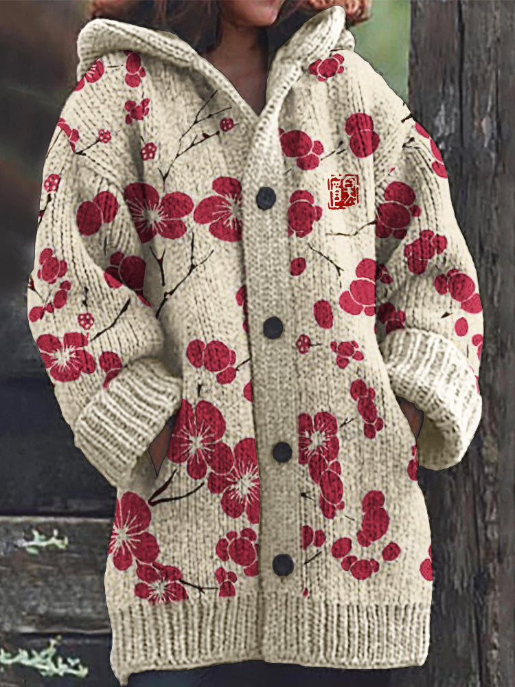 Durchdacht gestaltete Strickjacke