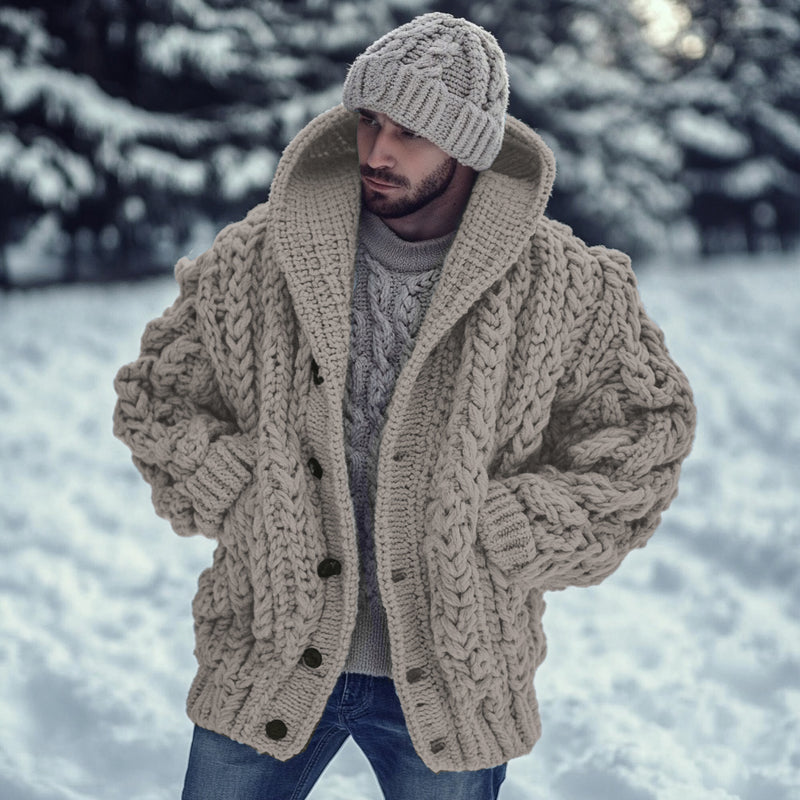 Anmutig gestaltete Strickjacke