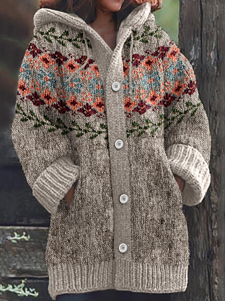 Anmutig gestaltete Strickjacke