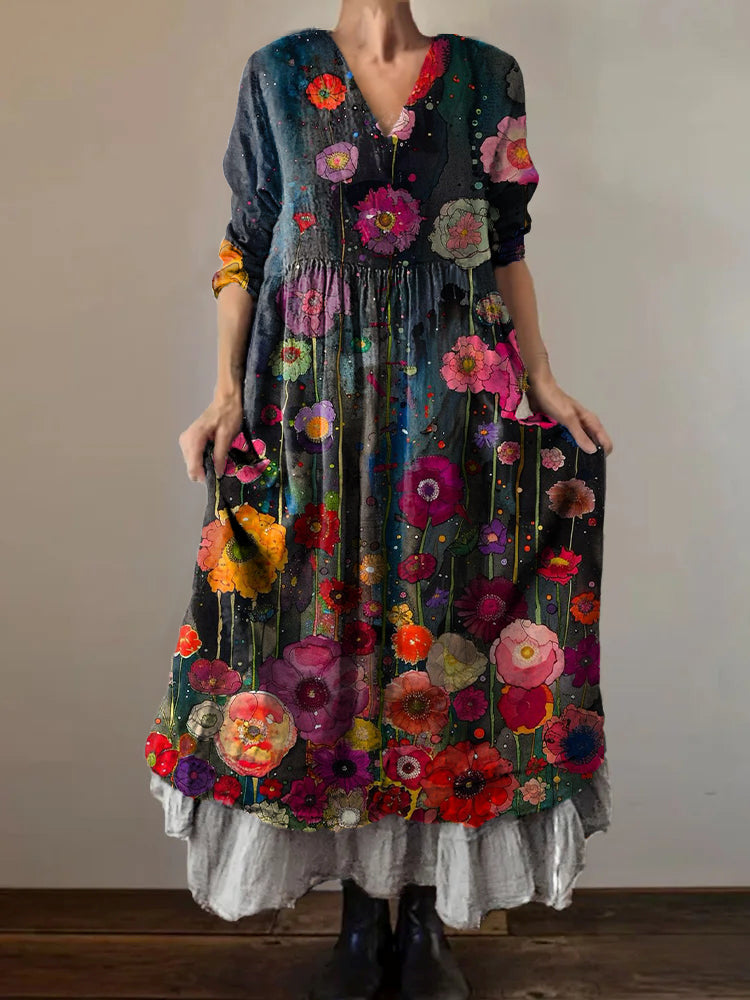 Anmutig gestaltete Kleid