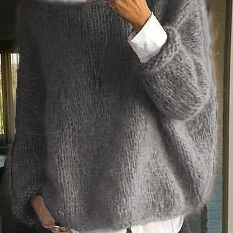 JO | Gemütlicher übergroßer Strickpullover