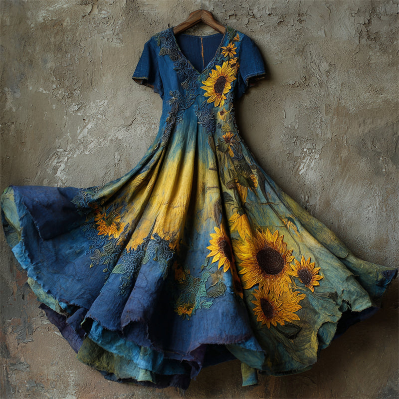 Klassisch gestaltete Kleid