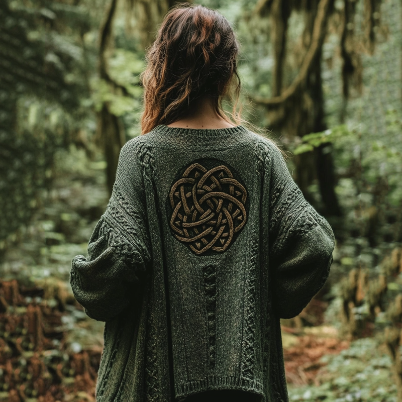 Klassisch gestaltete Strickjacke