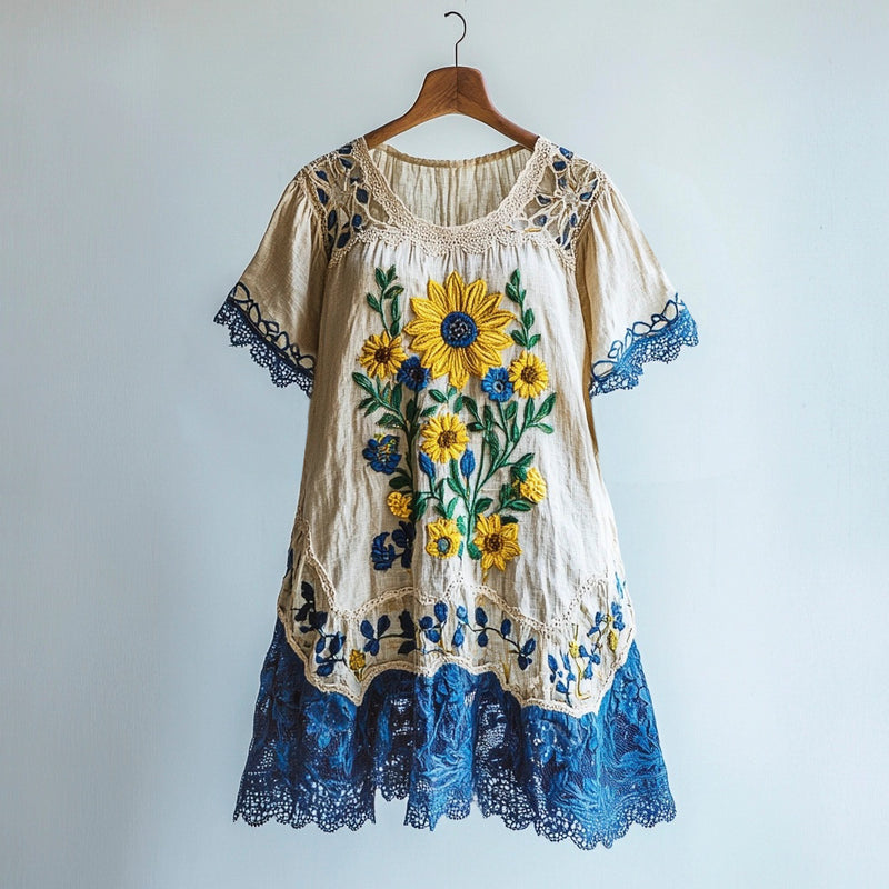 Wunderschön gefertigte Kleid